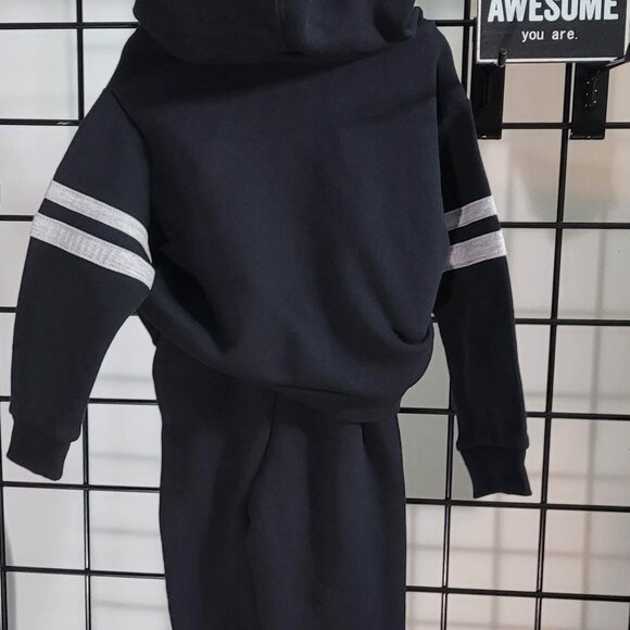 Skechers Boys' 2-Piece Hoodie and Pants Set - Black Football Graphic -18 and 24M - Picture 11 of 16